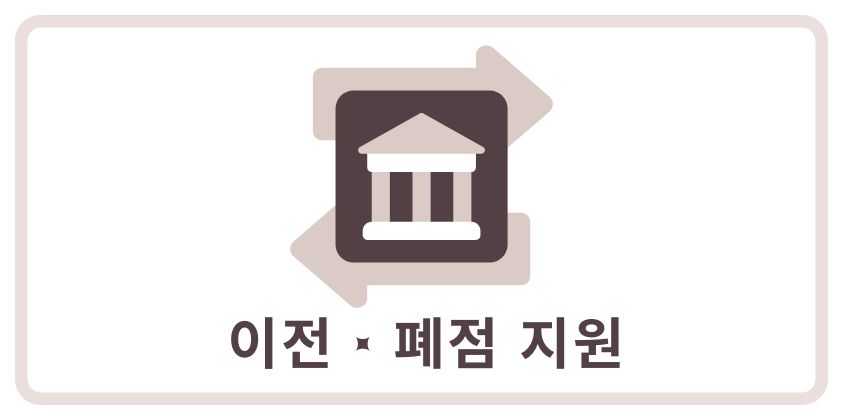 이전 · 폐점 지원
